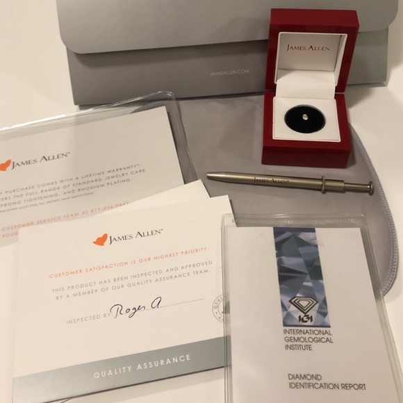 Flawless Natural Diamond, .35ct Round Brilliant - Picture 4 of 6